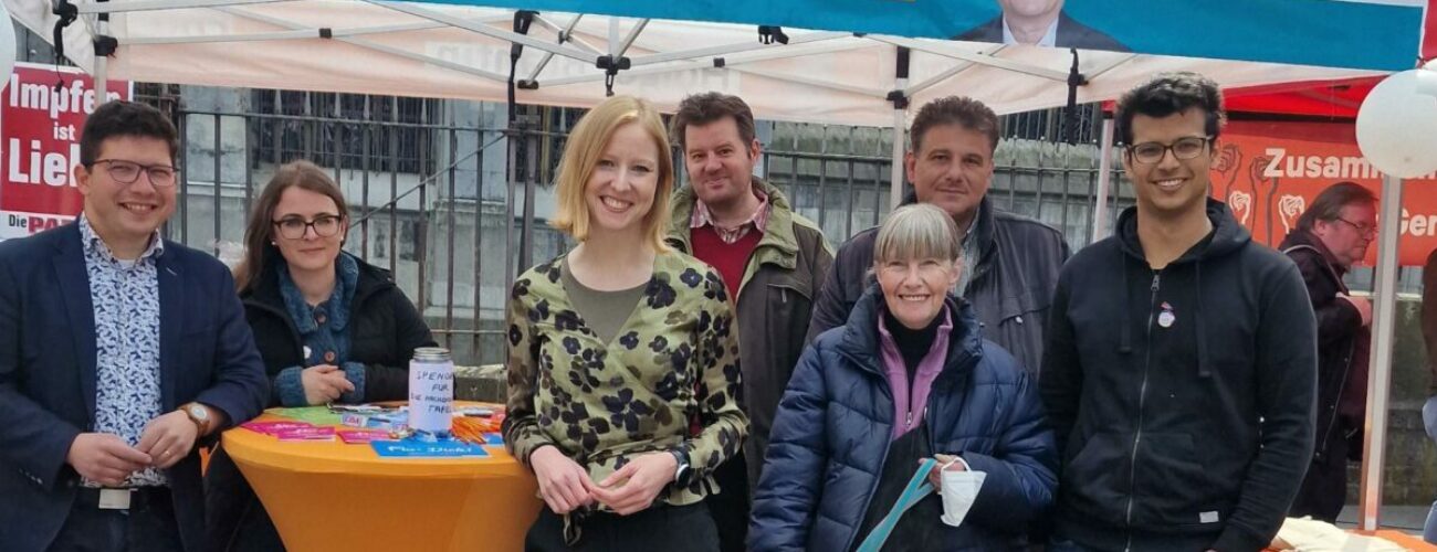 Annika Fohn beim Tag der Arbeit auf dem Katschhof