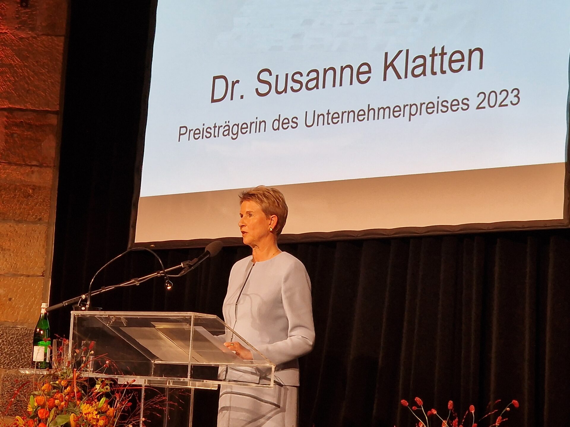 Dr. Susanne Klatten ausgezeichnet | Annika Fohn